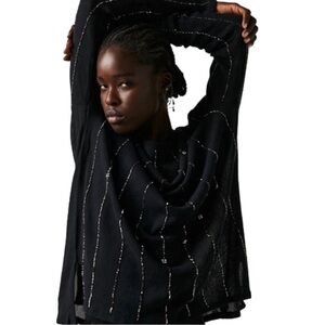 NEW Free People Size Small Diamond Night Top